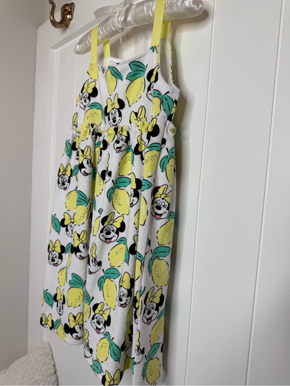 Disney Girls Yellow Minnie Lemon-Print Skirt